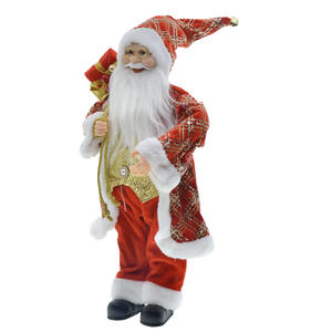 Nouvelle collection <span class=keywords><strong>de</strong></span> Noël : Figurines décoratives <span class=keywords><strong>de</strong></span> grand-père et grand-mère Père Noël <span class=keywords><strong>de</strong></span> 45 cm pour les arrangements <span class=keywords><strong>de</strong></span> scène festive - Product Image 6