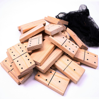 Jeu de dominos en bois double six de haute qualité, 28 pièces, personnalisable, vente en gros, jeux éducatifs amusants, marque Strue