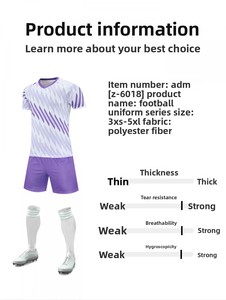 Set Seragam Sepak Bola, Jersey Lengan Pendek Pelajar, Perlengkapan Latihan & Kompetisi Dewasa - Product Image 5