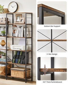 <span class=keywords><strong>Étagère</strong></span> multifonctionnelle moderne <span class=keywords><strong>VASAGLE</strong></span>, bibliothèque à 6 niveaux, <span class=keywords><strong>étagère</strong></span> <span class=keywords><strong>de</strong></span> <span class=keywords><strong>rangement</strong></span> haute avec options personnalisables - Product Image 4