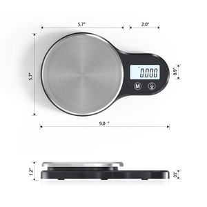 Veidt Weighing 304 Stainless Steel Electronic Food Kitchen Weight <b>Scale</b> Digital Home SF-480 High Measures up to 1g Inc - Product Image 6