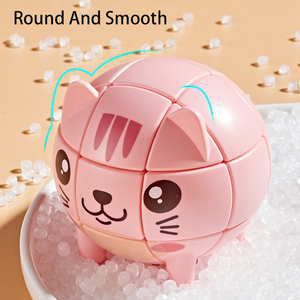 QS thiết kế mới trẻ em giáo dục cầm tay nhựa mini đầy màu sắc phim hoạt hình động vật Câu Đố Cube đồ chơi ages3 + Unisex 2 Phong Cách hiển thị hộp - Product Image 4