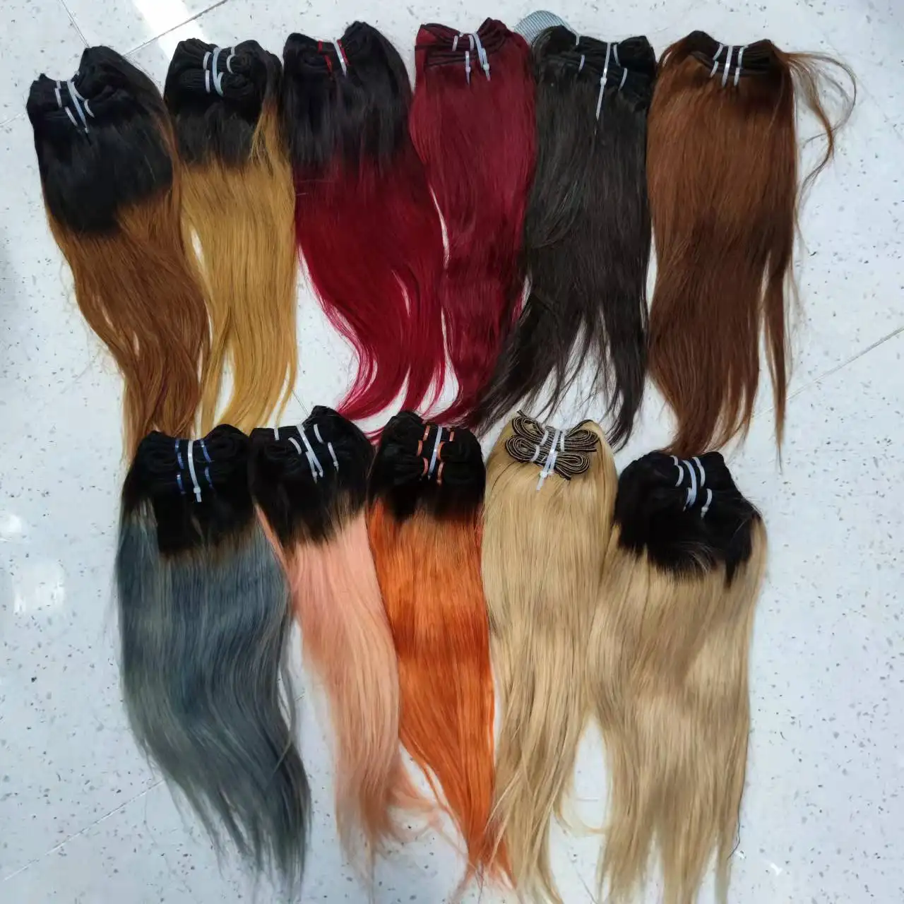 Letsfly cheveux humains couleur droite faisceaux brésiliens en vrac acheter trame de cheveux 20 pièces en gros blond 613 trame de cheveux livraison gratuite