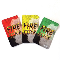 Sachets refermables personnalisés imprimés, mini 1g, anti-odeur, fermeture éclair, plat, 3 côtés scellés, sachets vides pour stylos, enveloppes en mylar