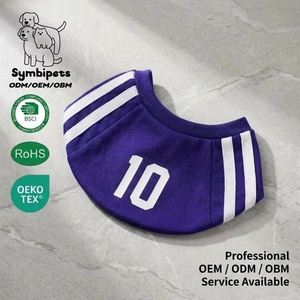 Haustier-Fußballkostüm, Fußball-Haustier-Bandana, verstellbarer Kordelzug, Baumwoll-Haustier-Lätzchen, waschbares Haustier-Bandana, atmungsaktives Haustier-Accessoire - Product Image 5