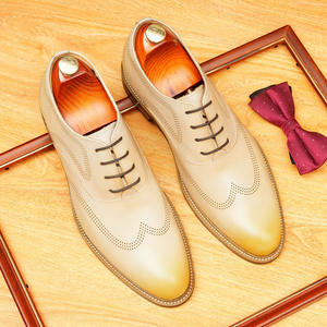 Zapatos Oxford de Cuero de Lujo para Hombre, Hechos a Mano, Cómodos y Elegantes, Aptos para Usar en Estilos Casuales y Formales - Product Image 1