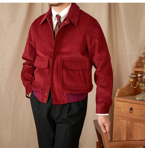Chaqueta informal versátil de alta calidad y cálida de pana de algodón 100% para hombre de otoño e invierno para hombre - Product Image 2