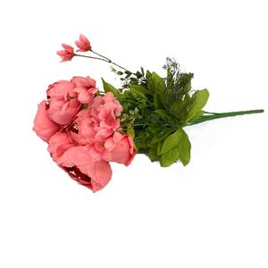 Ramo de flores de seda, peonías artificiales Vintage para decoración de hogar <span class=keywords><strong>y</strong></span> boda - Product Image 2
