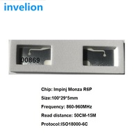 Système de chronométrage Marathon UHF RFID Impinj Monza R6 Bibtag avec mousse 840-960MHz 915MHz UHF RFID Sticker Runner Number Long Range