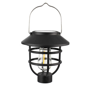 Lumière de jardin solaire <span class=keywords><strong>extérieure</strong></span> en plastique 2 en 1 avec <span class=keywords><strong>suspension</strong></span> et piquet pour jardin, allée, cour, paysage, pelouse - Product Image 2