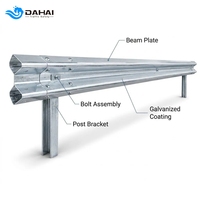 Barrera de Seguridad Vial Galvanizada por Inmersión en Caliente, Tipo W, Fabricada en China, para Carreteras y Autopistas