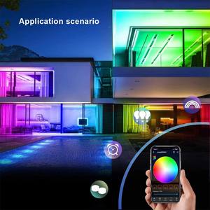 Luzes de Cordão Inteligentes de 66 Pés com 200 LEDs, Controlador Inteligente Bluetooth 12V 3 Pinos, Controlador LED RGBIC, LED Higbay Inteligente RGB - Product Image 6