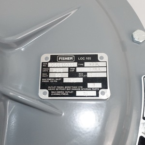Vanne de réduction de pression de gaz Fisher 1/2 po 4,1 bars 133L pour accessoires de brûleur - Product Image 3