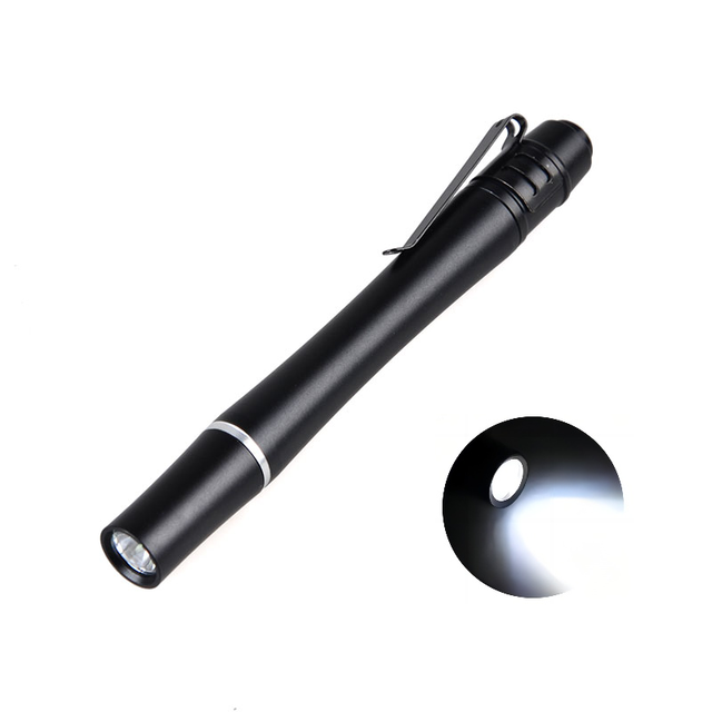 Custom High Power 3W Mini LED Penlight Aluminum Alloy Medical Doctor Nurse EDC Tactical Flashlight for Examination Emergency