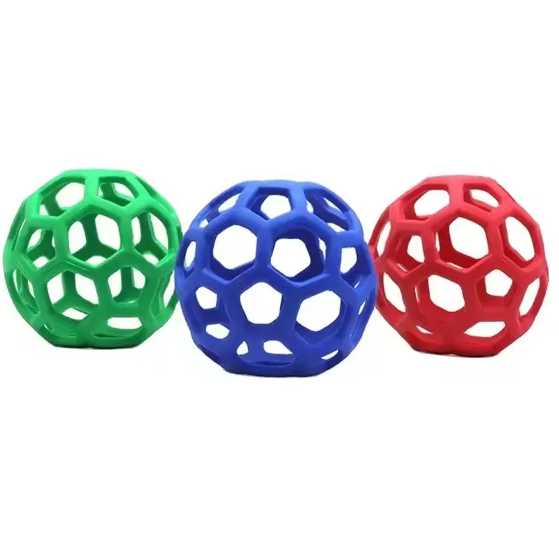 Wholesale Ball Pet Interactive Toy Funny Puppy Tennis Rubber Training Ultra Dog Balls Toys and Puppy Teething Chew Balls