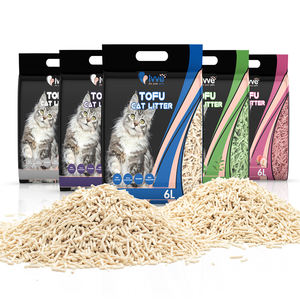 China suministros para mascotas Arena de inodoro para gatos Arena de tofu de paso fresco barato para gatos - Product Image 2