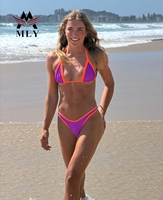 MLY - Nouveaux maillots de bain personnalisés de luxe, maillot de bain deux tons, maillot de bain pour femmes, bikini string