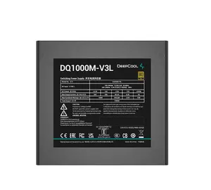 DeepCool PQ1000M 140 mm 1000W 80 Plus Fully Modular Power Supply for 120 mm FDB Fan with Silent Fanless Mode