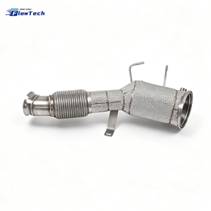 Downpipe haute performance pour BMW B58 X5 X6 735 740 3.0T avec OPF, échappement turbo à haut débit en acier inoxydable 304, bouclier thermique - Product Image 1