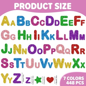 Etiquetas de Alfabeto Personalizadas de Terciopelo, Letras en Relieve de Tacto Suave con Fuente Personalizada para Cajas de Regalo de Lujo y Empaquetado de Boutique - Product Image 2