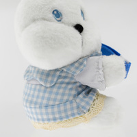Poupées en peluche unisexes en peluche, boucles de rideau en peluche personnalisées, attaches pour affichage à la maison, animal en peluche
