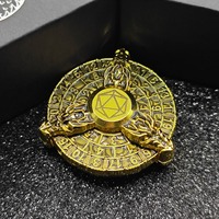 Jeu de rôle personnalisé DnD Donjons & Dragons RPG Jeu de dés en métal filature du bout des doigts polyédriques avec boîte-cadeau