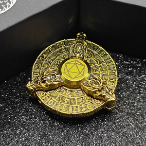 DnD Dungeons & Dragons personalizado juego de <span class=keywords><strong>rol</strong></span> RPG juego de <span class=keywords><strong>dados</strong></span> poliédricos de Metal giratorio <span class=keywords><strong>con</strong></span> caja de regalo - Product Image 4