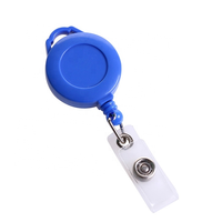JRGIFTS Cordón Retráctil para Llavero, Portacredenciales Retráctil, Portacredenciales Redondo Retráctil