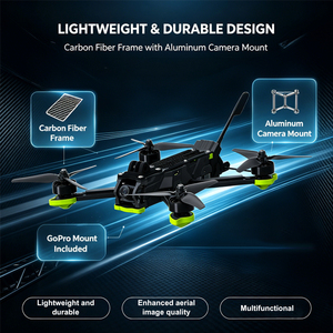 Dron FPV Freestyle de Chasis Largo, Kit Completo BNF, 1800KV, Cámara Analógica de Seis Celdas, Receptor de 868/915MHz, Accesorios de Alimentación - Product Image 4