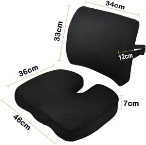 Memory Foam Back Cushion lumbar support chair