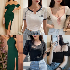 Clearance Sale Ladies Casual Dress <strong>Clothes</strong> <strong>Bundle</strong> Bale Mixed Woman Cheap Clothing Wholesale Bulk Floral Crop Tops for Women Sexy - Product Image 4
