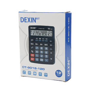 Calculadora de Escritorio Dexin de 12 Dígitos CT-9018-120 de Doble Alimentación para Uso Comercial, Financiero y Contable - Product Image 3
