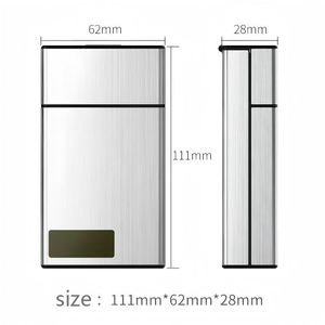 スマートタイムロックボックスタバコ用時間制御装置20個タバコケースUSB充電式金属シガーボックス禁煙を支援 - Product Image 6