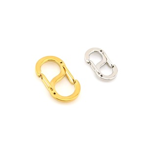 ตัวล็อคแบบ S สองด้านทำจากสแตนเลสสำหรับสร้อยคอ สร้อยข้อมือ อุปกรณ์ DIY ผิวขัดเงา - Product Image 2