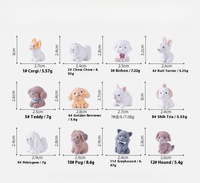 Vente en gros Flocage Poupée Créatif Mignon Corgi Chiot Mignon Petit Ornement Ornement