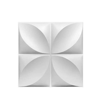 Autocollant mural dimensionnel Panneau 3D blanc Panneau mural en PVC Diamant PVC Décoration murale 3D Panneau mural pour intérieur