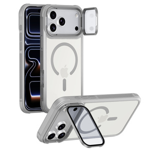 Funda Protectora Transparente con Soporte Plegable para Teléfono Lichicase para <span class=keywords><strong>Samsung</strong></span> S26 S26 Plus S26 Ultra S26 Edge - Product Image 3