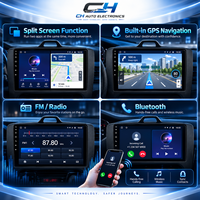 Autoradio Android pour Ford Focus 2004-2011 avec CarPlay sans fil, Android Auto, navigation GPS et aide au recul