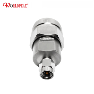 Adaptador de acero inoxidable RF Conector coaxial de alta frecuencia Adaptador de prueba 18G N Macho/<span class=keywords><strong>Jack</strong></span> a convertidor coaxial de enchufe de 3,5mm - Product Image 5