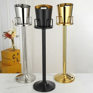 Party Ice <strong>Drink</strong> Cooler <strong>Stand</strong> Wine Ice Bucket High Quality Detachable Stainless Steel Champagne Bucket <strong>Stand</strong> - Product Image 6