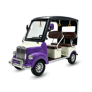 Voiturette de golf électrique vintage Holladay 4 places, frein à disque sur quatre roues, quadricycles électriques 1000W pour adultes - Product Image 2