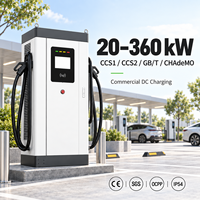 Station de recharge rapide DC modulaire pour véhicules électriques GB/T CCS1 CCS2 20kW-360kW OCPP RFID 4G Ethernet pour la recharge publique des flottes sur autoroute
