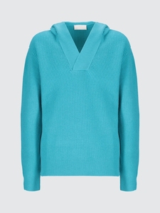 <span class=keywords><strong>Pull</strong></span> à capuche en maille bleu cyan vif pour homme, col en V, côtelé, mélange <span class=keywords><strong>de</strong></span> coton, style <span class=keywords><strong>surf</strong></span>, décontracté - Product Image 5