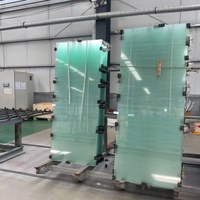 Vente en gros usine : Panneaux de verre feuilleté trempé transparent industriel de 4mm à 10mm pour murs rideaux, salons, chambres et gymnases