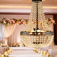 Lustre en cristal de style nouveau, lampe de table LED, design simple et flexible, base d'ampoule E14, sans fil, design moderne pour la décoration de mariage