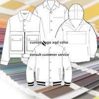 Veste universitaire personnalisée pour homme, coupe courte, design ample, style lettreman, polyester, patch brodé, vestes vierges