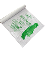Rouleau de protection de sol auto-adhésif blanc en malervlies, couverture antidérapante en feutre aiguilleté pour la peinture