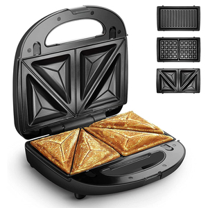 Meilleure mini machine électrique portative multifonctionnelle professionnelle de forme carrée de gril pour faire <span class=keywords><strong>le</strong></span> <span class=keywords><strong>gaufrier</strong></span> de sandwich - Product Image 4