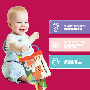Livres <span class=keywords><strong>en</strong></span> <span class=keywords><strong>Tissu</strong></span> Éducatifs Personnalisés pour Bébé, Mes Premiers Livres de 6 Pages pour Tout-Petits, Jouets Pédagogiques Anglais, Livres d'Apprentissage Précoce Souples - Product Image 3