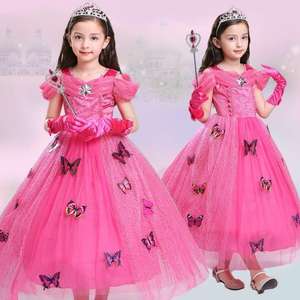 2022 disfraz para niños bonito tul niños niñas fiesta Cosplay puesta en escena elegante <span class=keywords><strong>princesa</strong></span> <span class=keywords><strong>Aurora</strong></span> Labelle vestidos para niños - Product Image 3
